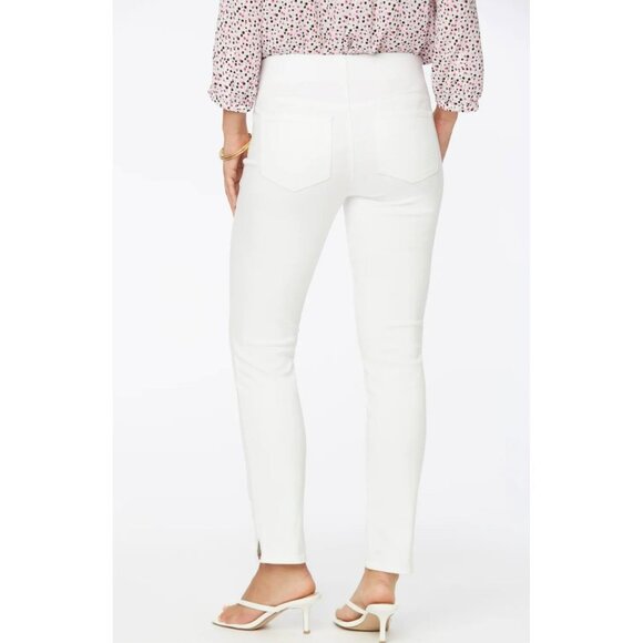 NOT YOUR DAUGHTERS JEANS WHITE ALINA PULL ON ANKLE SIZE 14 - Picture 3 of 11